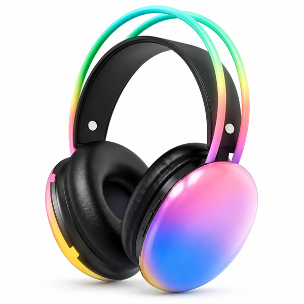 Diadema Bluetooth 5.0 Con Luz RGB PD1